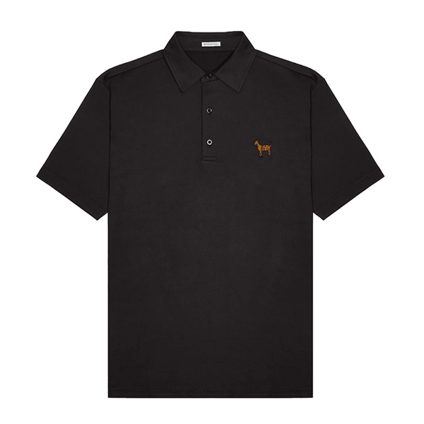 The Original Goat Golf Polo - Birdie Black - Goat Golf Apparel - Premium Golf Products