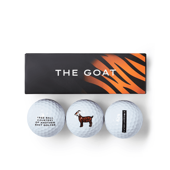 The Original Goat Golf Balls - 3 Pack - Goat Golf Apparel - Premium Golf Products