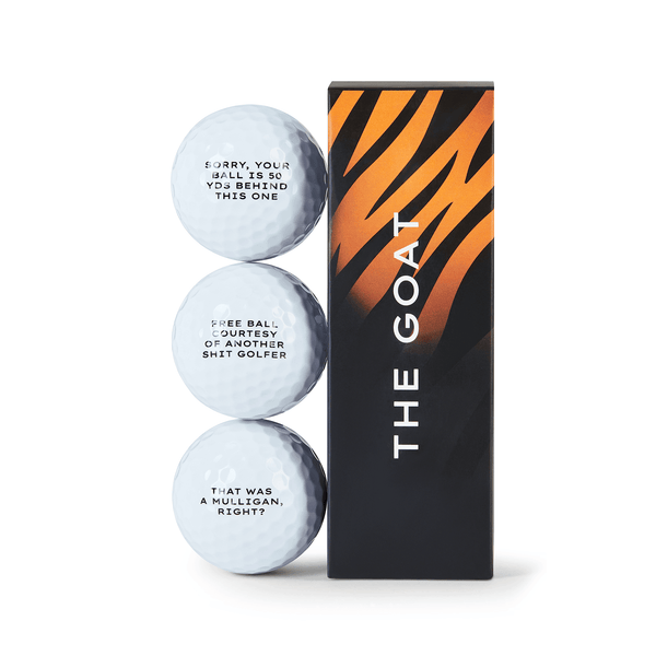 The Original Goat Golf Balls - 3 Pack - Goat Golf Apparel - Premium Golf Products